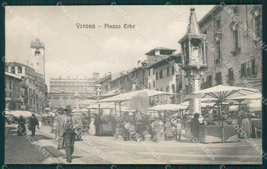 Verona Città Mercato cartolina QK7354 – fronte