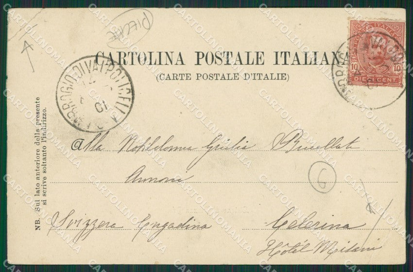 Verona Città PIEGHE cartolina QK7356 – retro