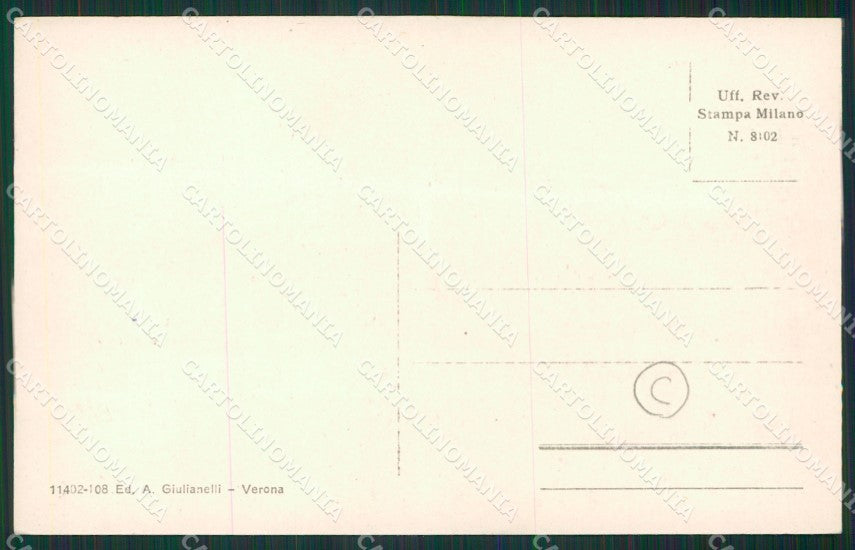 Verona Città Saluti da cartolina QK7386 – retro