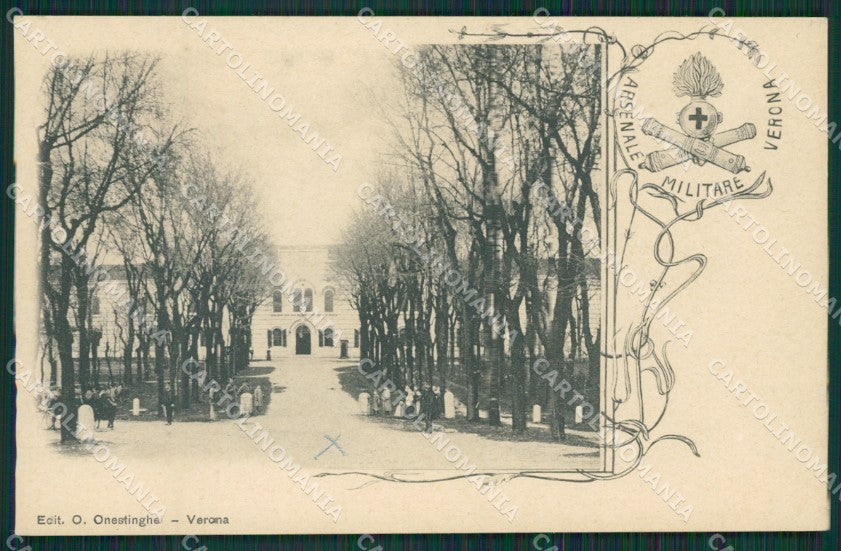Verona Città Militari cartolina QK7404 – fronte