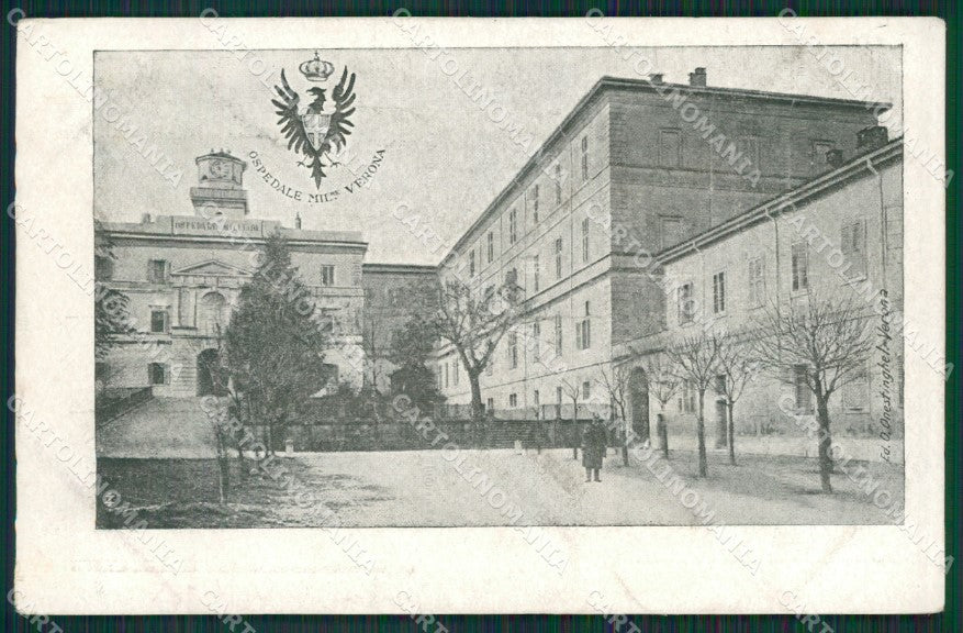 Verona Città Militari Ospedale cartolina QK7405 – fronte