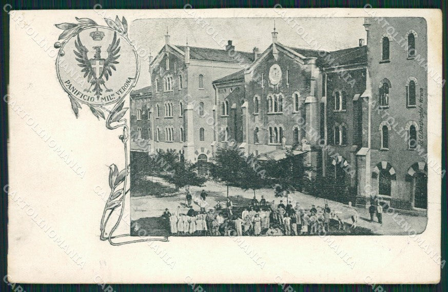 Verona Città Militari Panificio cartolina QK7407 – fronte