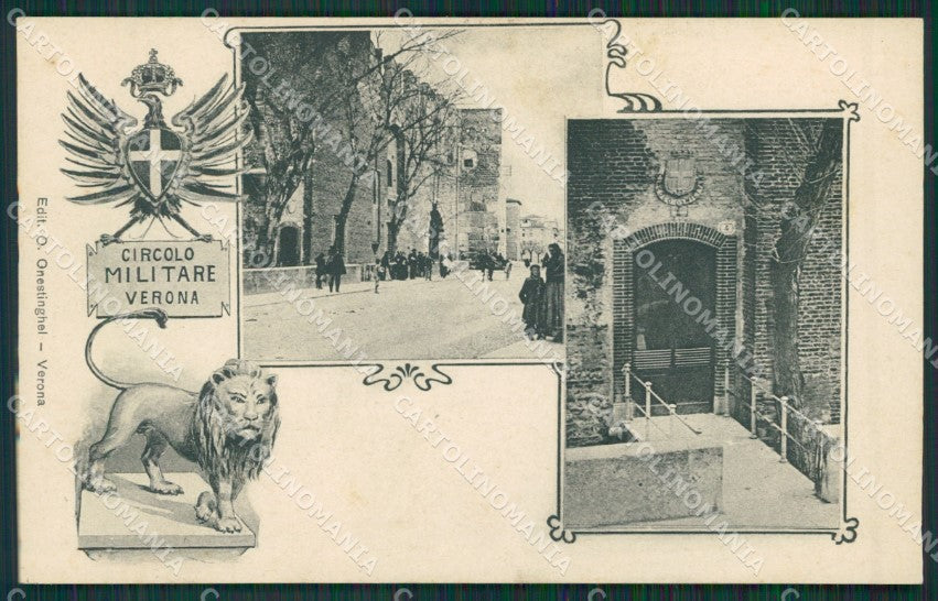 Verona Città Militari cartolina QK7409 – fronte