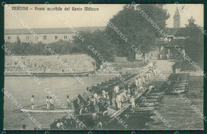 Verona Città Militari Genio FORI cartolina QK7417 – fronte