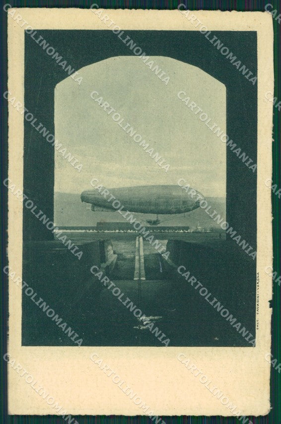 Verona Città Aviazione Dirigibile Loreto cartolina QK7430 – fronte