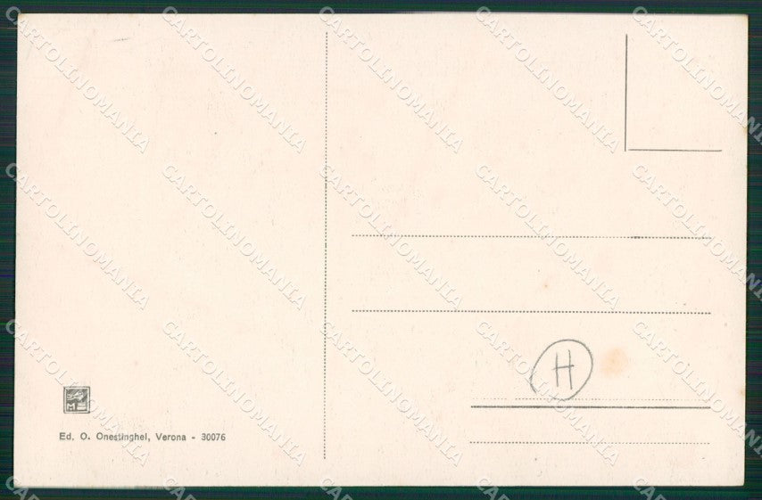 Verona Garda cartolina QK7454 – retro