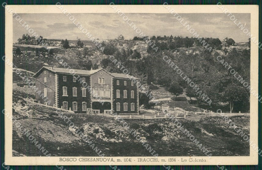 Verona Bosco Chiesanuova cartolina QK7464 – fronte