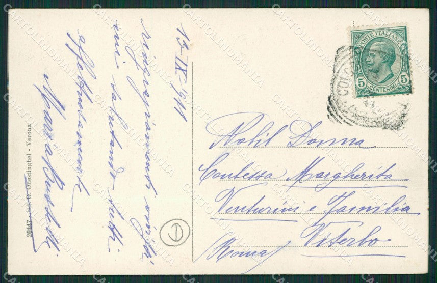 Verona Colognola ai Colli cartolina QK7465 – retro