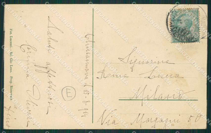 Verona Bosco Chiesanuova cartolina QK7470 – retro