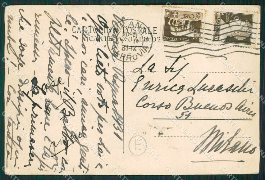 Verona Bosco Chiesanuova cartolina QK7471 – retro