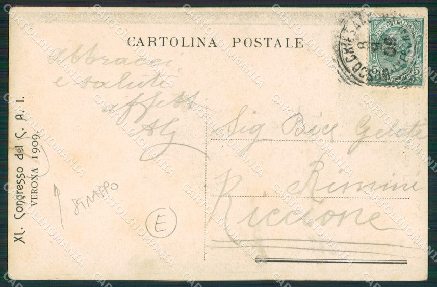 Verona Rivolto Forestale STRAPPO cartolina QK7472 – retro