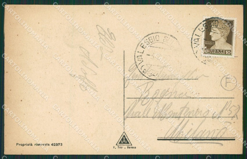 Verona Borghetto di Valeggio cartolina QK7476 – retro