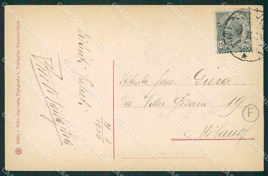 Verona San Bonifacio cartolina QK7478 – retro