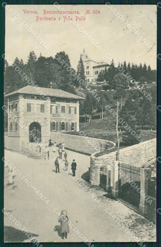Verona Bosco Chiesanuova cartolina QK7480 – fronte