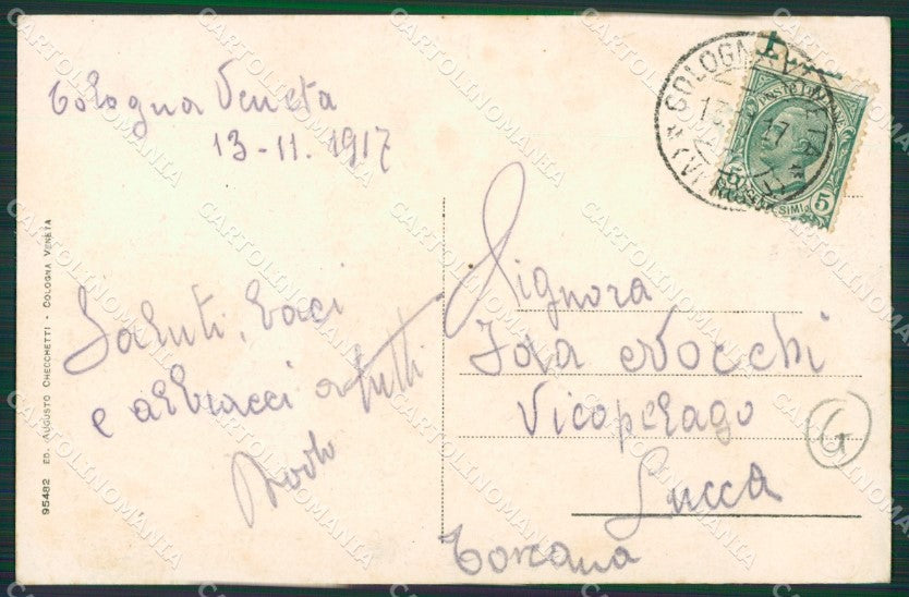 Verona Cologna Veneta cartolina QK7484 – retro