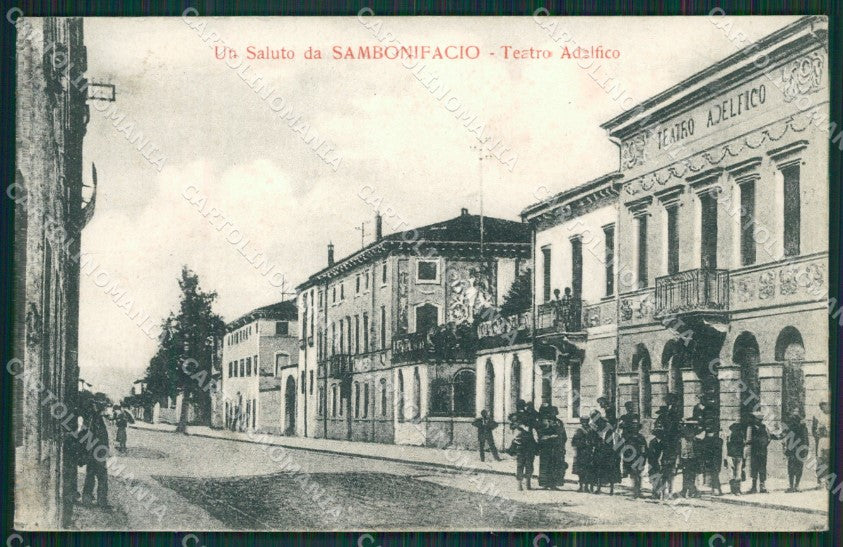 Verona San Bonifacio cartolina QK7485 – fronte