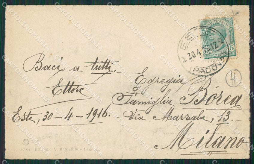 Verona Legnago cartolina QK7496 – retro