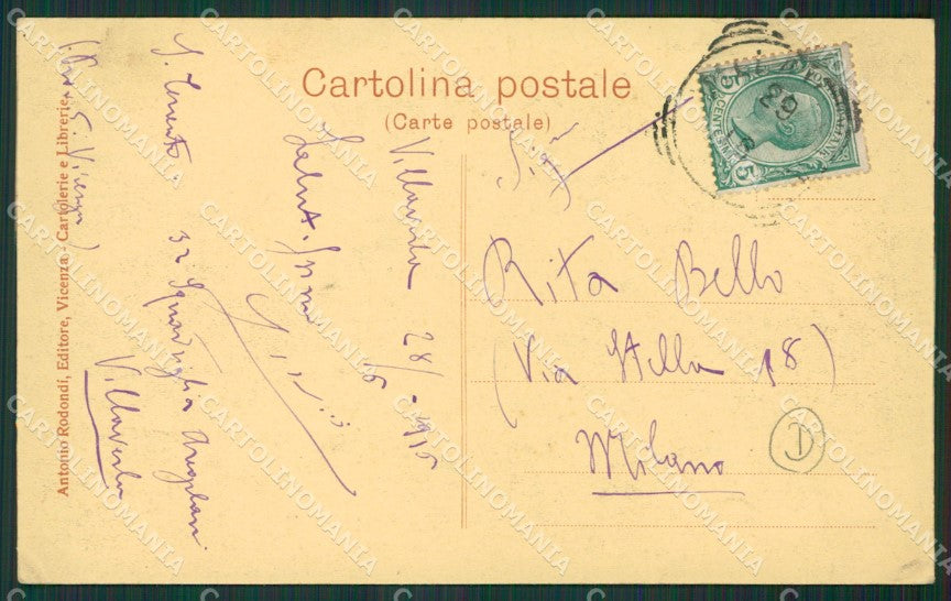 Vicenza Città cartolina QK7530 – retro
