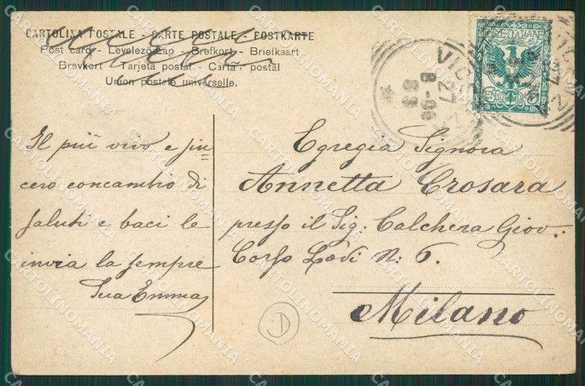 Vicenza Città cartolina QK7534 – retro