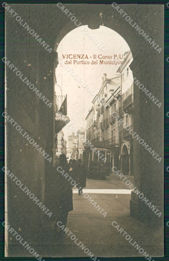 Vicenza Città Tram cartolina QK7550 – fronte