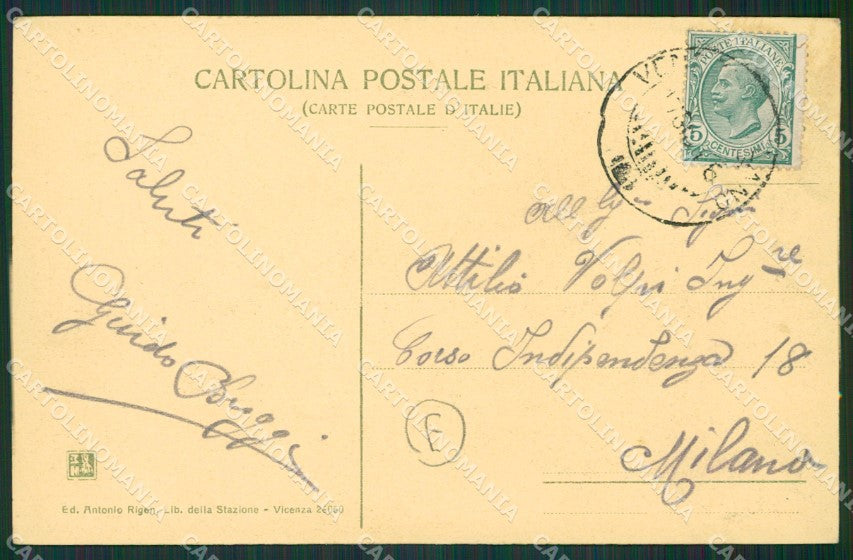 Vicenza Città cartolina QK7556 – retro