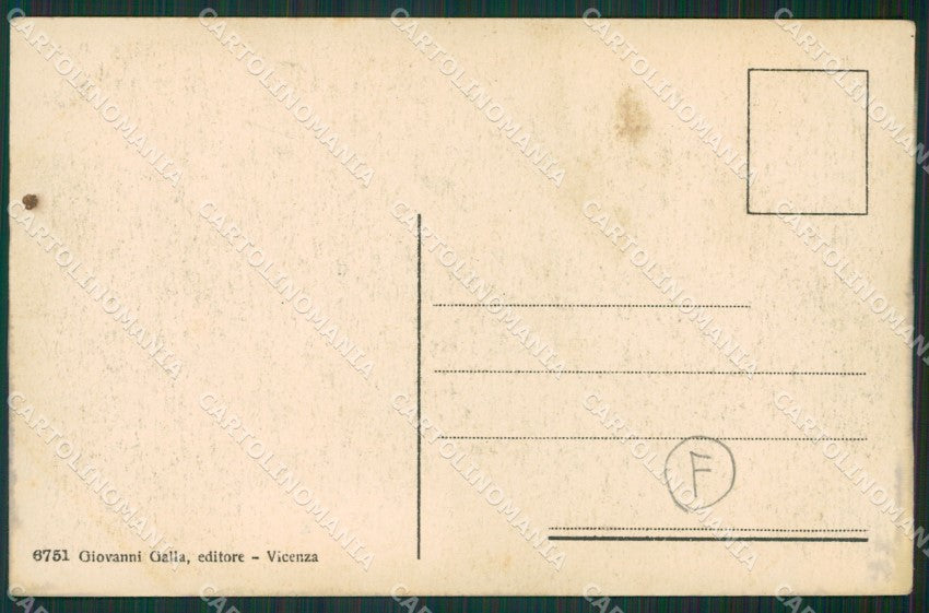 Vicenza Città Militari cartolina QK7565 – retro
