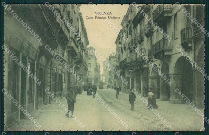 Vicenza Città RIPARATA PIEGHE cartolina QK7569 – fronte