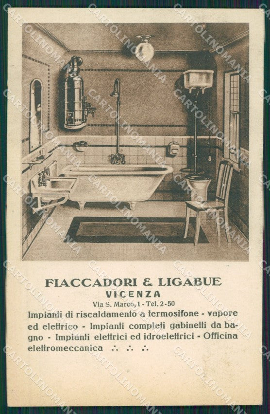 Vicenza Città Pubblicitaria cartolina QK7579 – fronte
