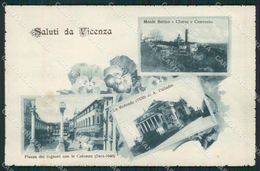 Vicenza Città Saluti da PIEGA Bertiglia ? cartolina QK7584 – fronte