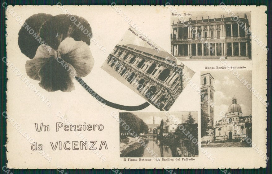 Vicenza Città Saluti da Bertiglia ? cartolina QK7585 – fronte