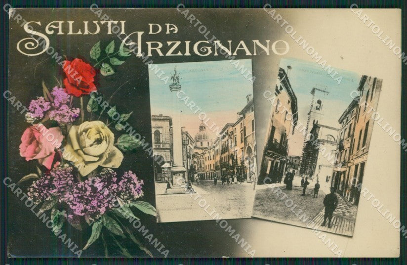 Vicenza Arzignano Saluti da Foto cartolina QK7633 – fronte