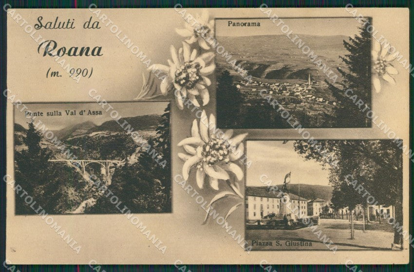 Vicenza Saluti da Roana cartolina QK7644 – fronte