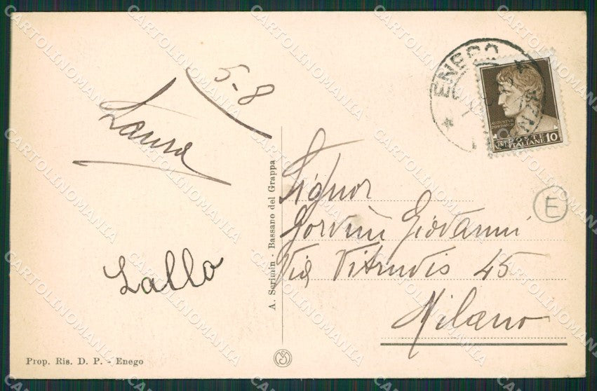Vicenza Enego cartolina QK7666 – retro