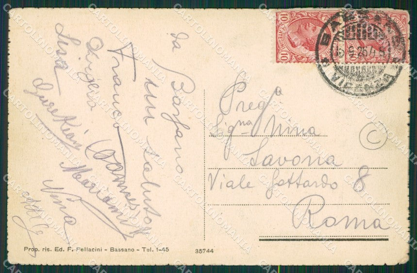 Vicenza Bassano del Grappa cartolina QK7678 – retro