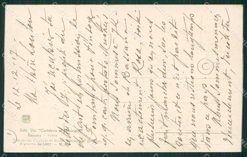 Vicenza Bassano del Grappa cartolina QK7681 – retro