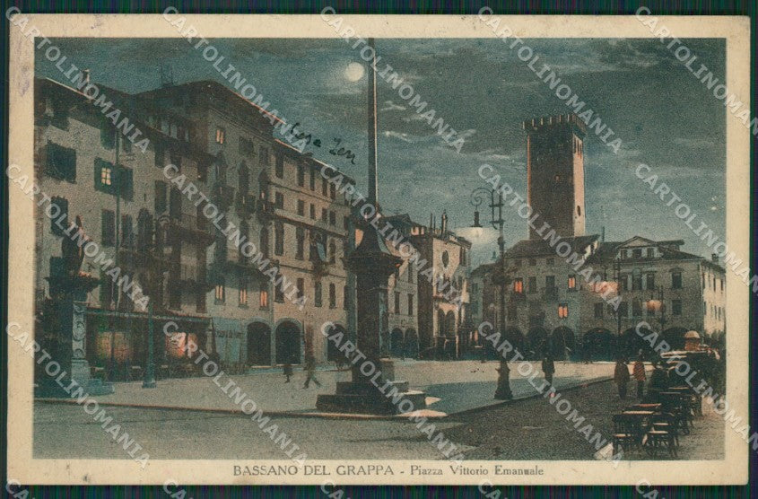 Vicenza Bassano del Grappa Chiaro di Luna cartolina QK7687 – fronte