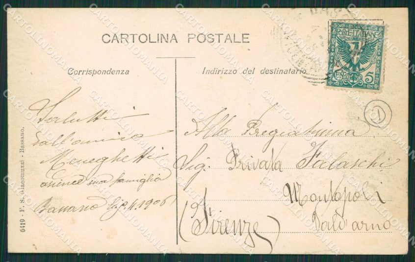Vicenza Bassano del Grappa cartolina QK7688 – retro