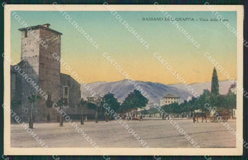 Vicenza Bassano del Grappa PIEGHINA cartolina QK7691 – fronte