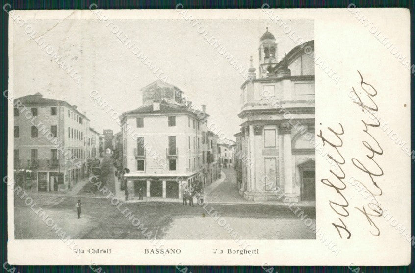 Vicenza Bassano del Grappa PIEGHE cartolina QK7692 – fronte