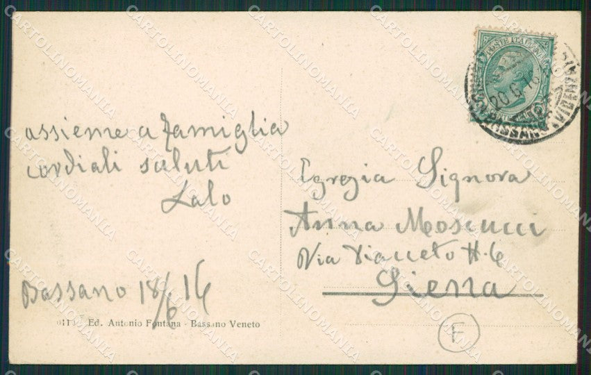 Vicenza Bassano del Grappa cartolina QK7706 – retro