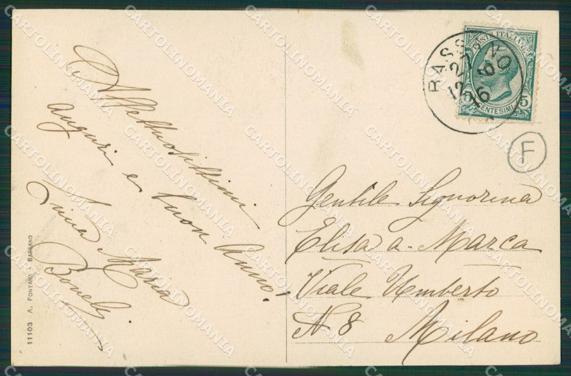 Vicenza Bassano del Grappa cartolina QK7709 – retro