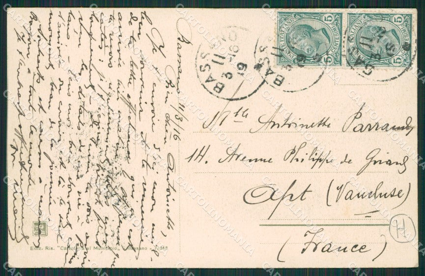 Vicenza Bassano del Grappa Militari cartolina QK7723 – retro