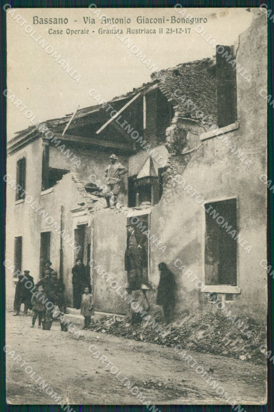 Vicenza Bassano del Grappa PIEGHINA cartolina QK7726 – fronte