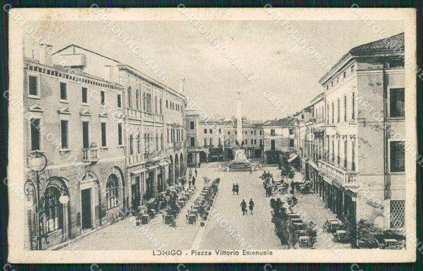 Vicenza Lonigo PIEGATA cartolina QK7729 – fronte