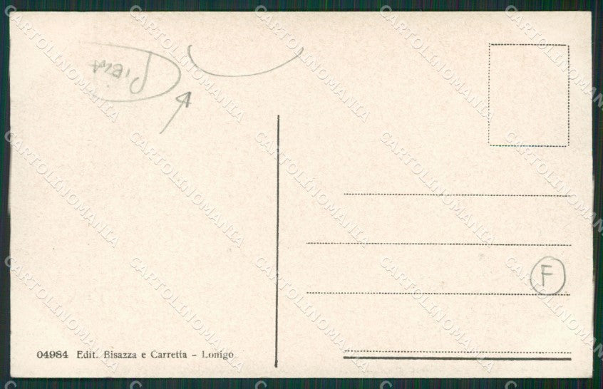 Vicenza Lonigo PIEGA cartolina QK7736 – retro