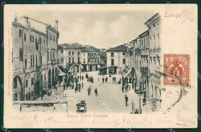 Vicenza Lonigo REINCOLLATA cartolina QK7737 – fronte