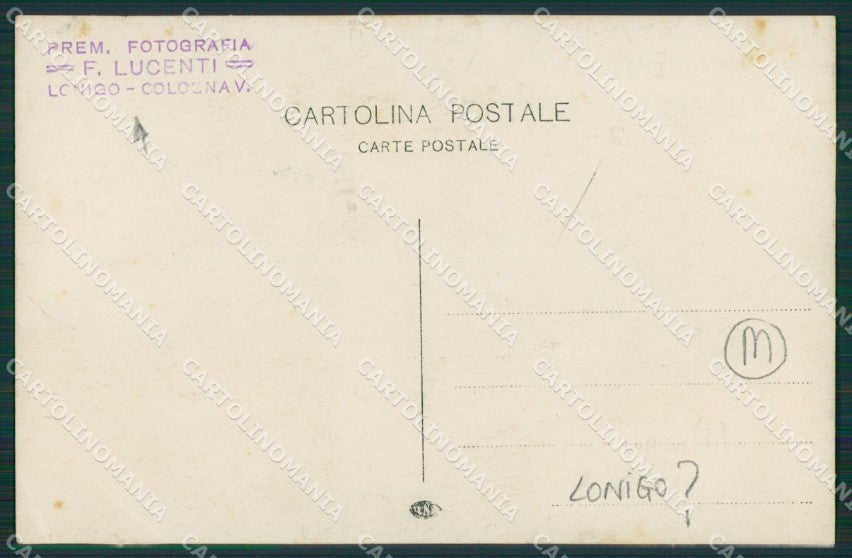 Vicenza Lonigo PIEGHINE Foto cartolina QK7740 – retro