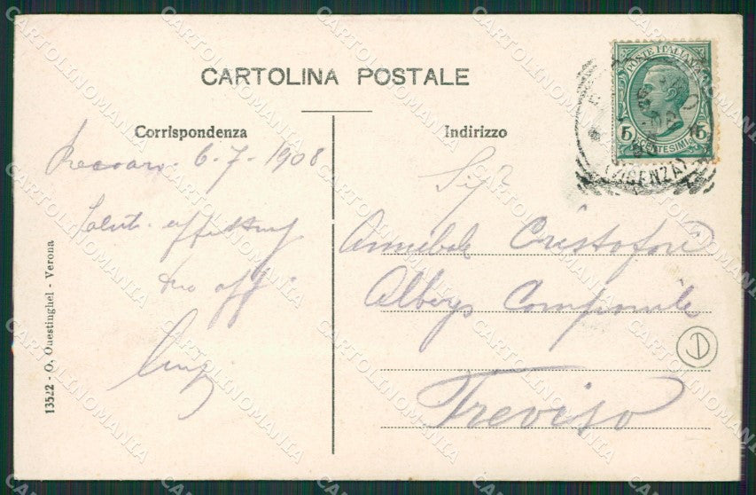 Vicenza Recoaro cartolina QK7751 – retro