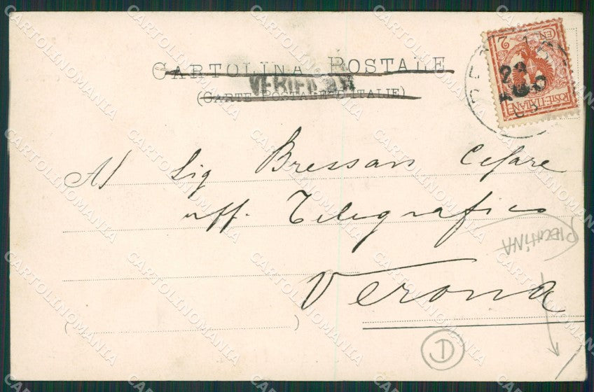 Vicenza Recoaro PIEGHINA cartolina QK7762 – retro
