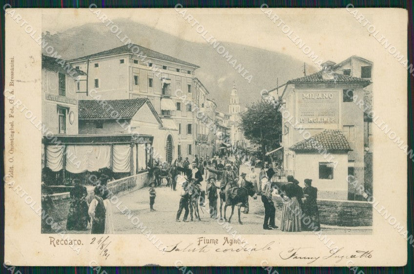 Vicenza Recoaro PIEGA cartolina QK7773 – fronte